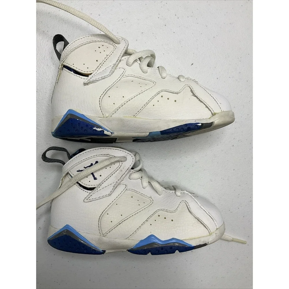 Nike Air Jordan 7 VII Retro Flint French Blue 304772-107 TD Sz 9C Baby TD 2014